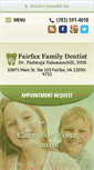 Mobile Screenshot of fairfaxfamilydentist.com